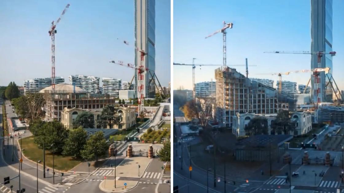 CityWave cambierà lo skyline di Milano: l’incredibile video in time lapse della “torre sdraiata” in costruzione