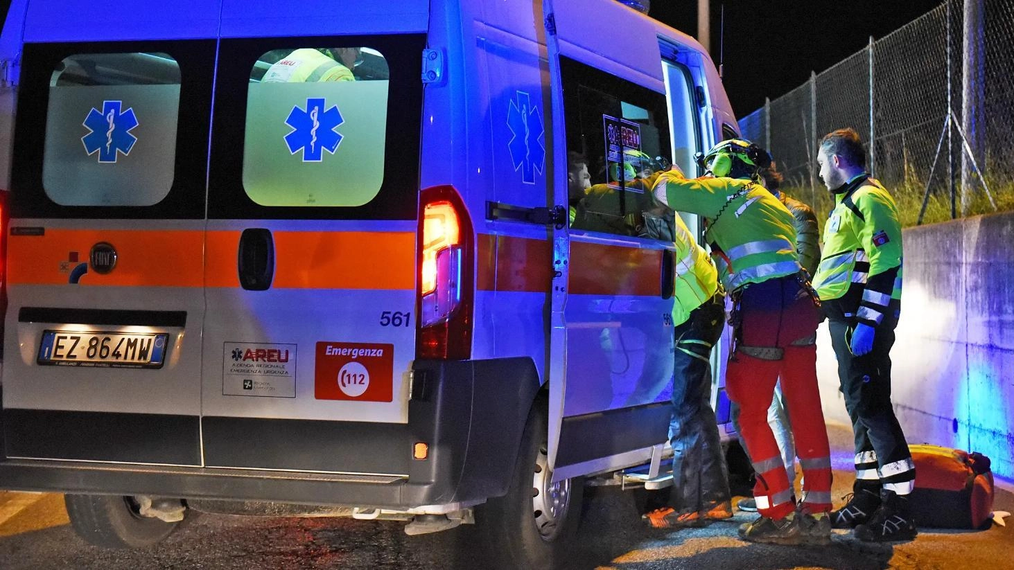 I due feriti sono stati ricoverati al Giovanni XXIII di Bergamo e all'ospedale di Alzano