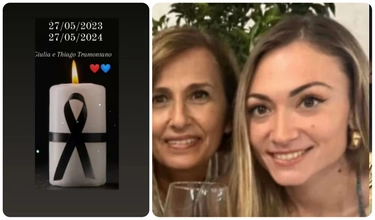 Giulia Tramontano e Thiago, il ricordo della mamma a un anno dall’omicidio: una candela e due cuoricini