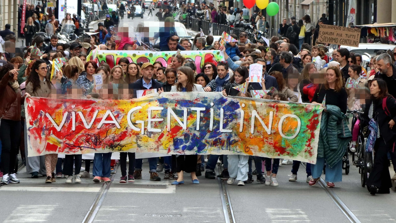 Una manifestazione per salvare la Scuola Materna di via Gentilino