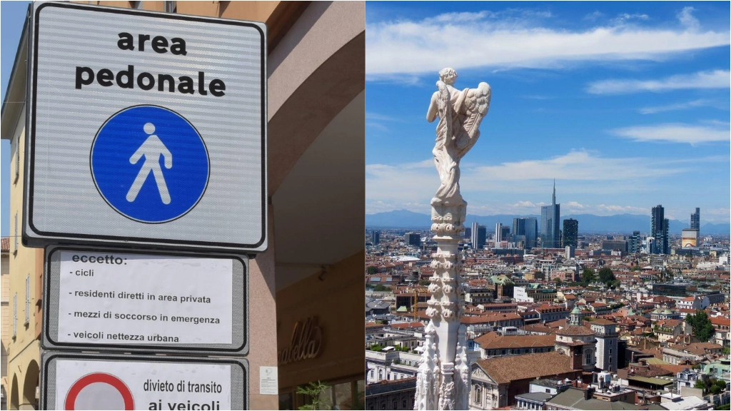 Nuova aree pedonalizzate a Milano