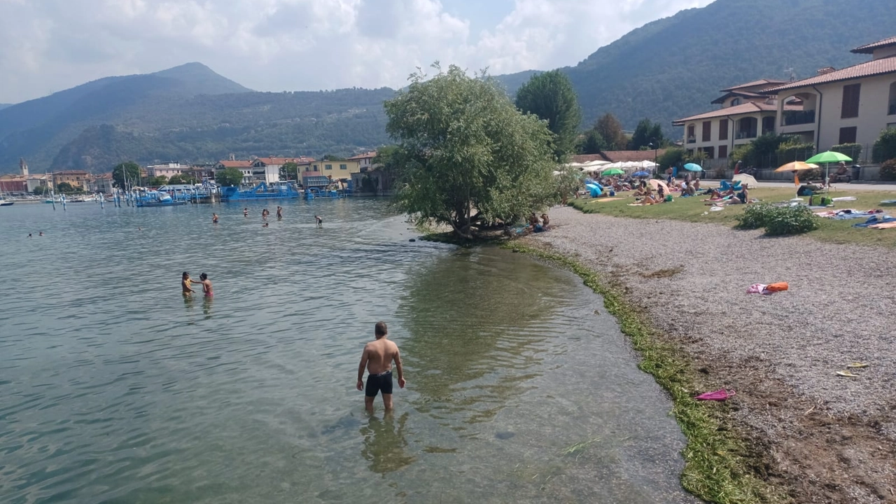 Il livello del lago d’Iseo si è ridotto a 25 centimetri sopra lo zero idrometrico