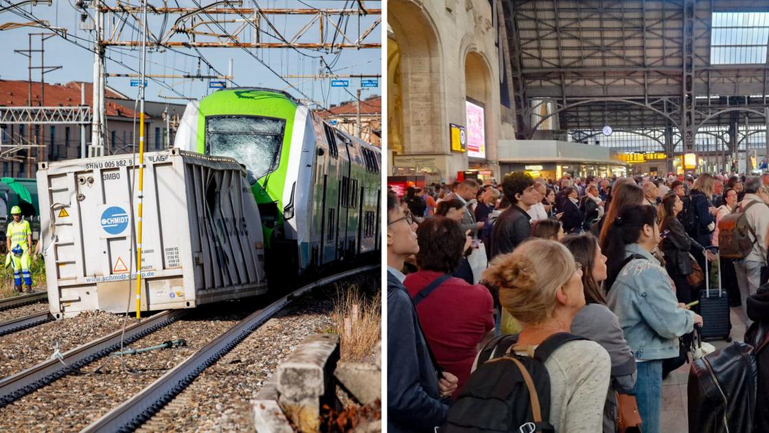 Incidente ferroviario a Milano, ritardi fino a 60 minuti e treni cancellati: la lista dei convogli interessati