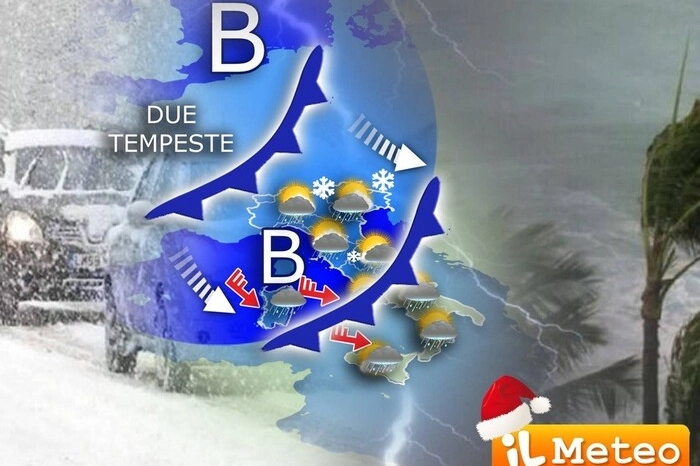 In arrivo sull'Italia un'ondata di freddo e gelo (ilMeteo)