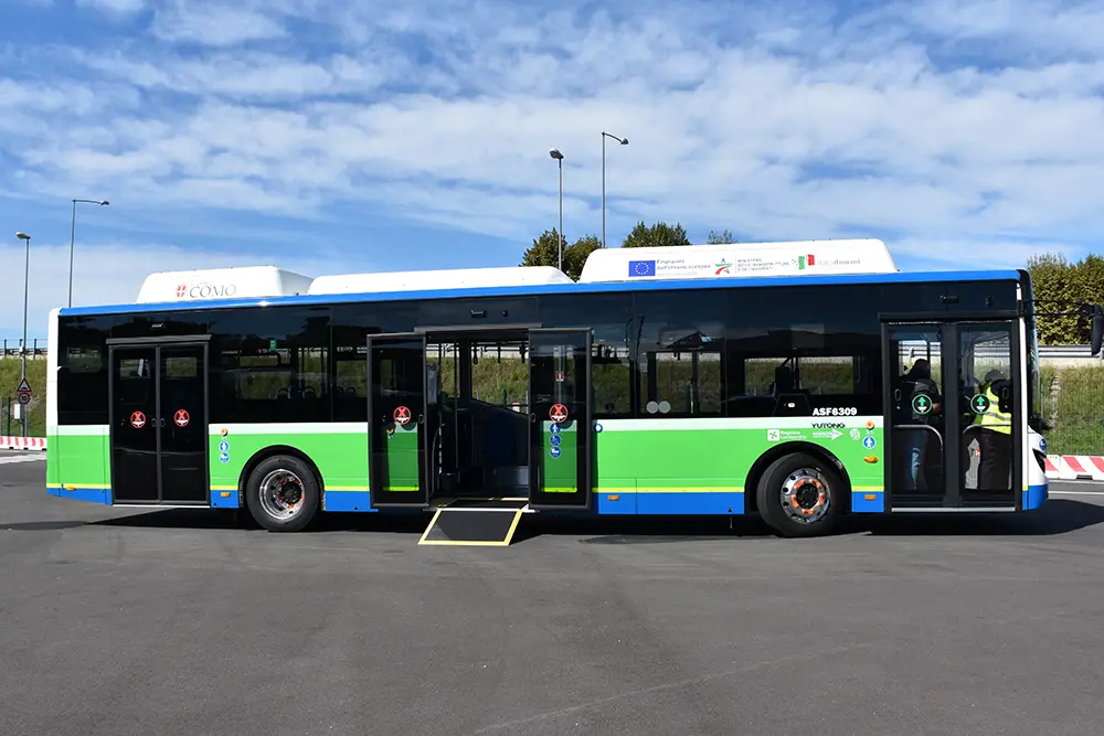 Como, Asf presenta 23 nuovi bus elettrici