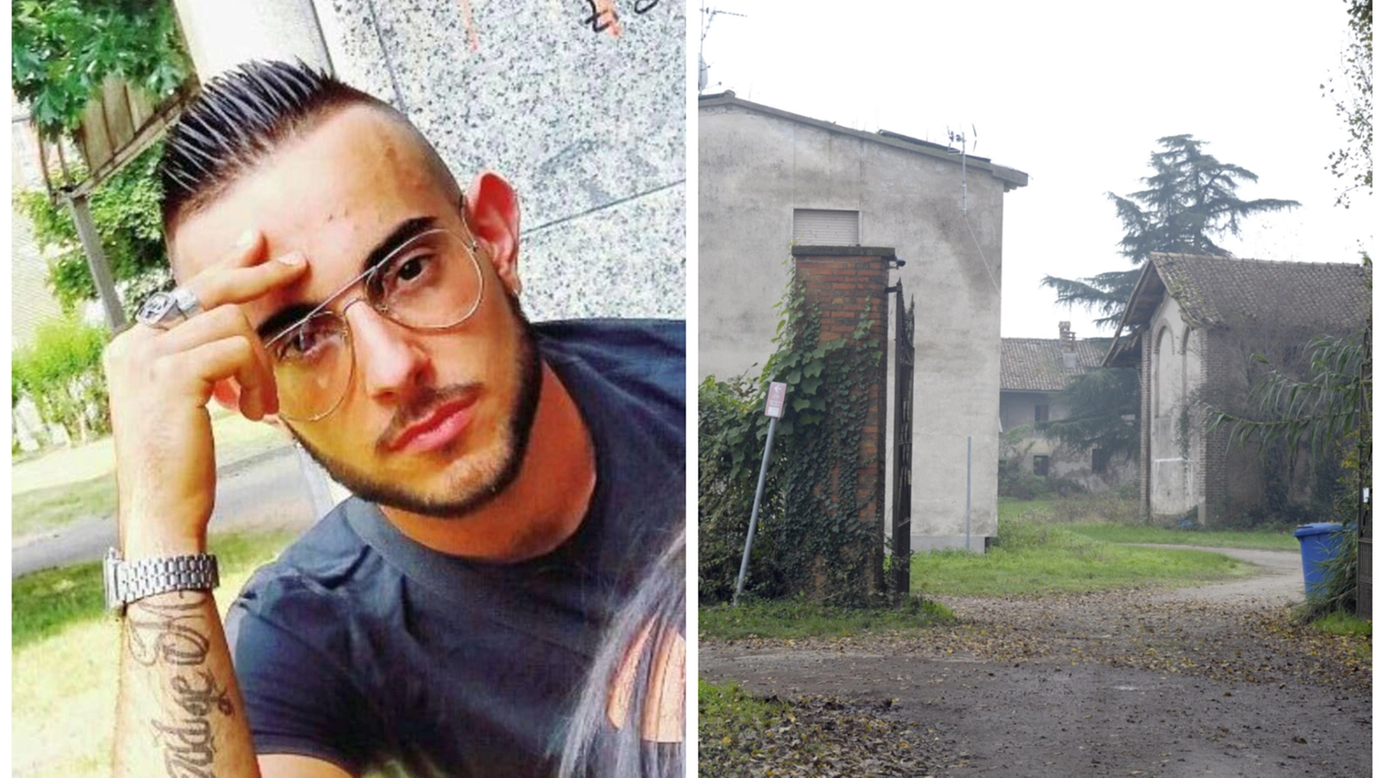 Gino Panaiia, 25 anni, è scomparso a Cascina Casiglio, frazione Badile di Zibido San Giacomo (Milano)