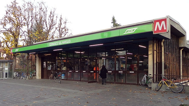 La stazione del metrò a Cernusco