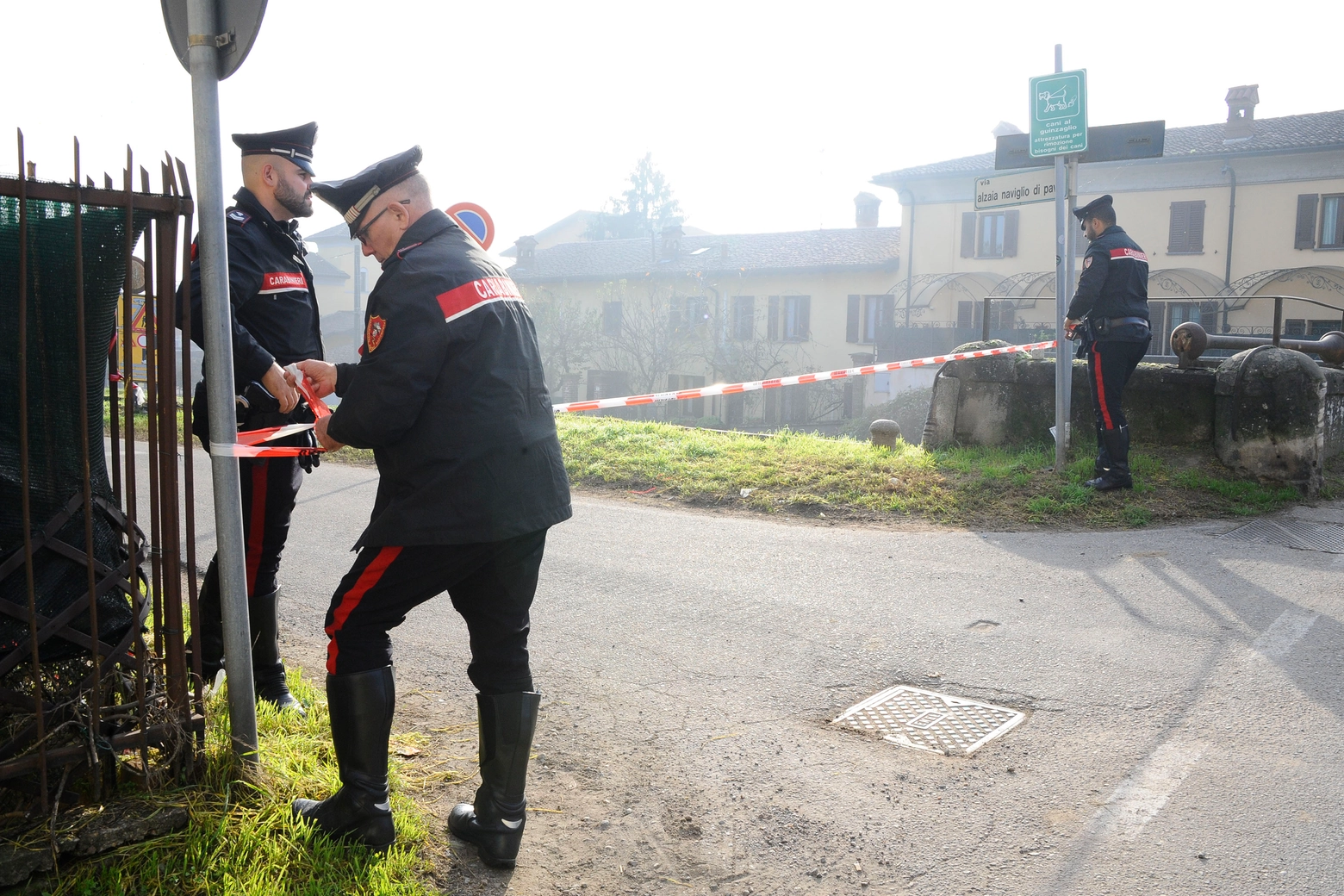 Rinvenimento cadavere Gino Panaiia nel Naviglio