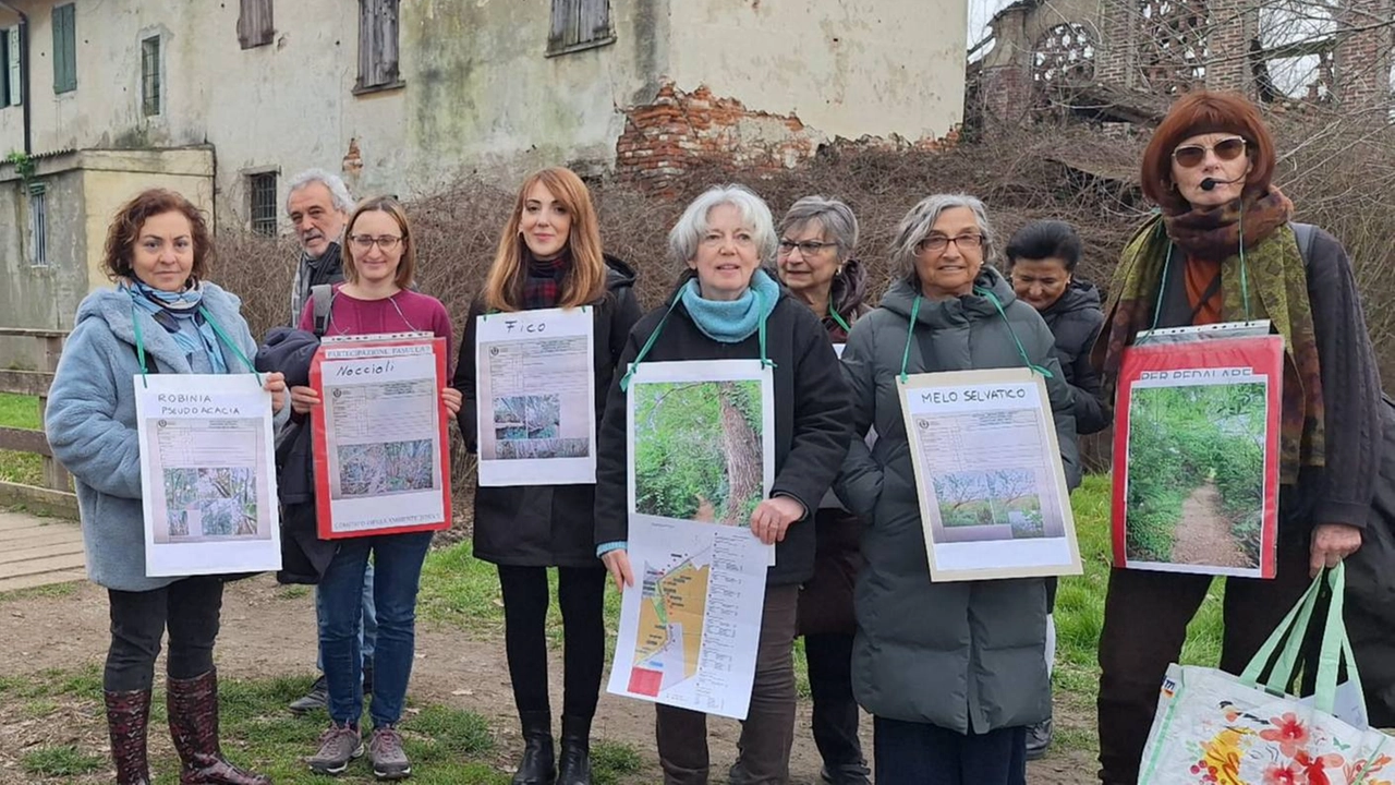 La protesta andata in scena domenica pomeriggio all'interno del Ticinello