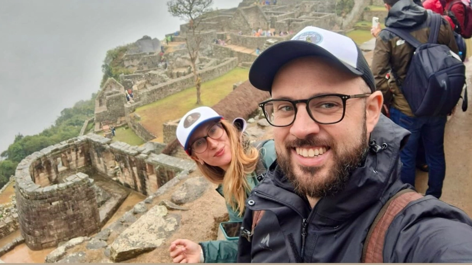 Elisabetta e Matteo a Machu Picchu