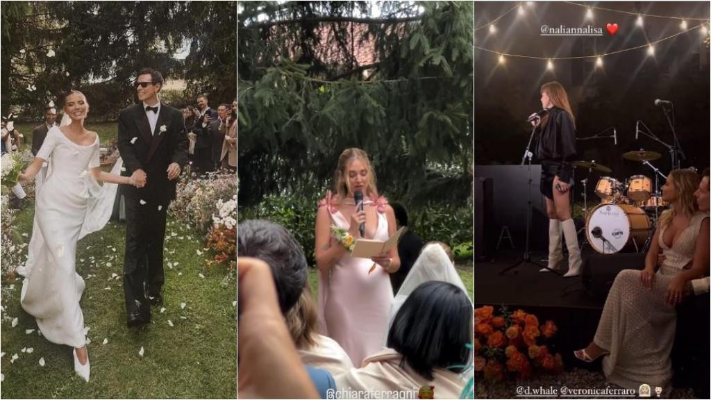 Veronica Ferraro e Davide Simonetta, matrimonio vip a Villa Semenza: look, ospiti, chi ha cantato e il menù delle nozze da sogno