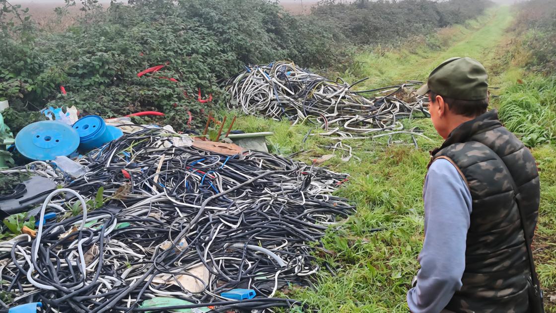 Quintali di guaine lungo il Lambro: "Abbandonate dopo i furti di rame"