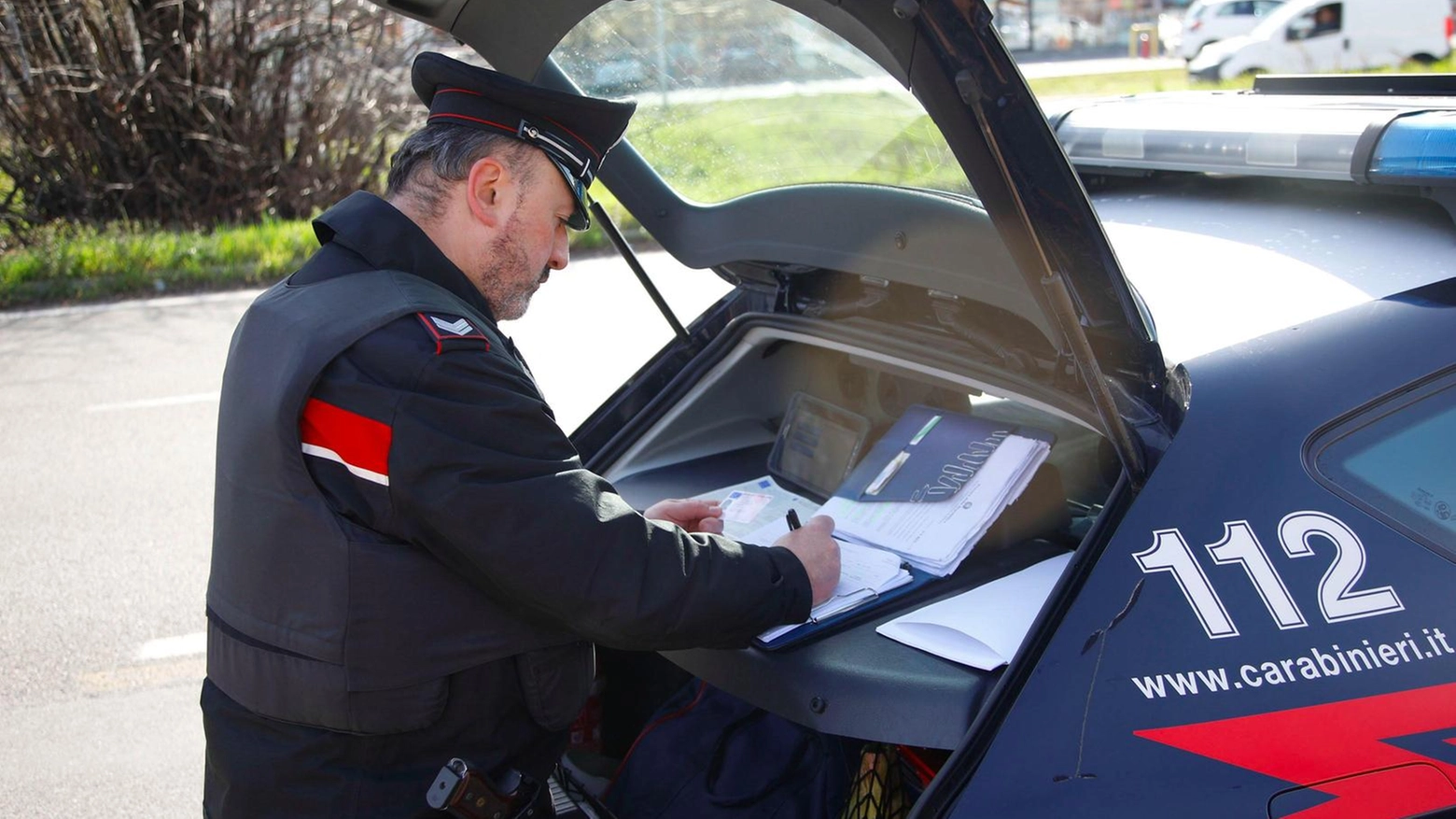 Per i rilievi e regolare il traffico sono intervenuti i carabinieri