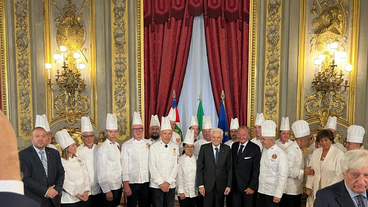 Gli executive chef al Quirinale con il presidente Mattarella