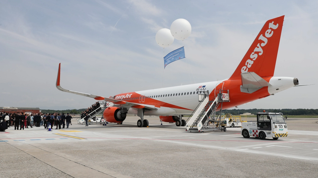 Aereo EasyJet a Malpensa