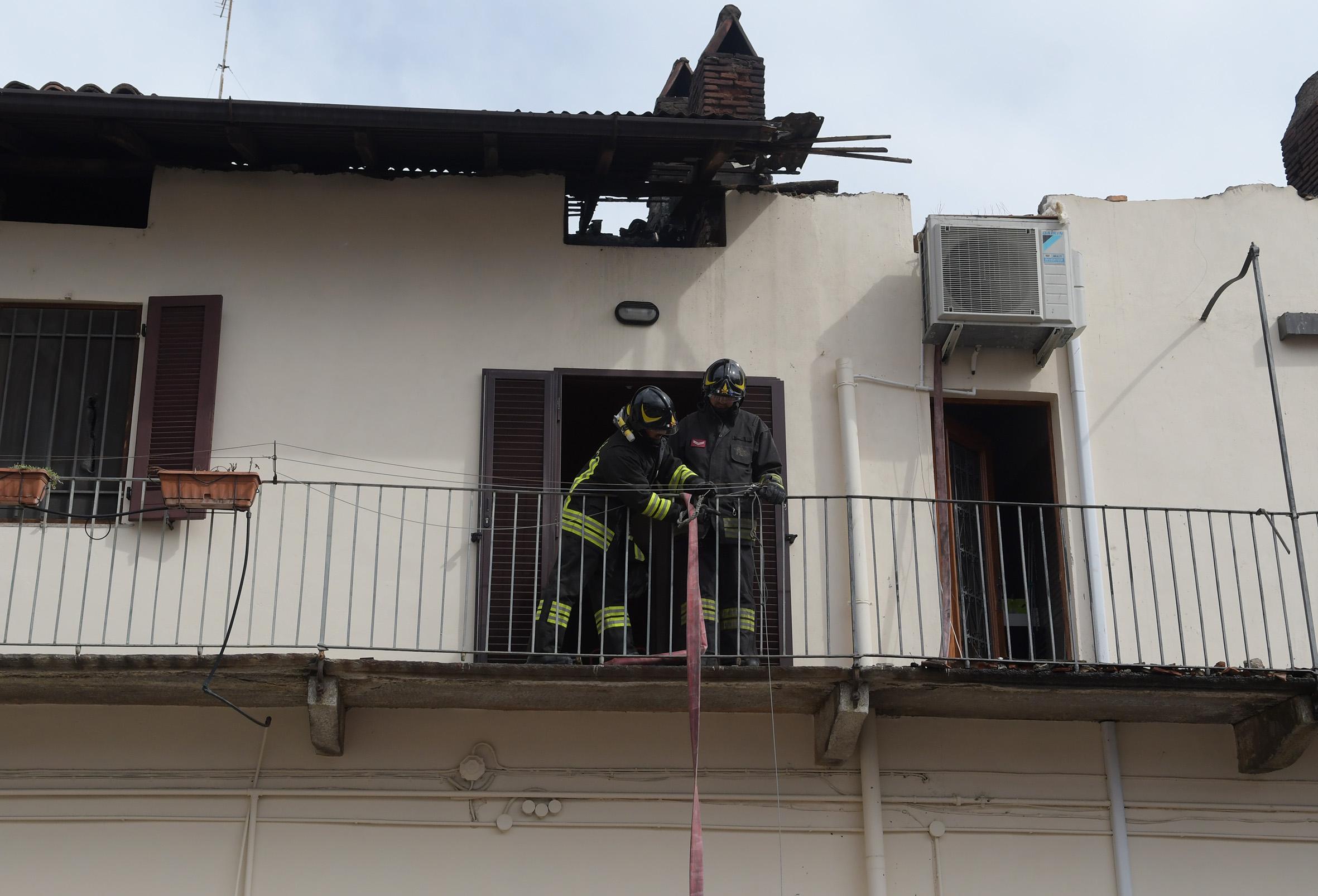 Incendio Trezzo 