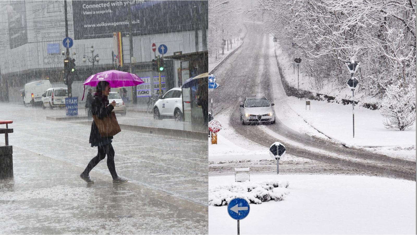 Temporali e neve in quota: in Lombardia tornano pioggia e freddo. Ma fino a quando? Le previsioni