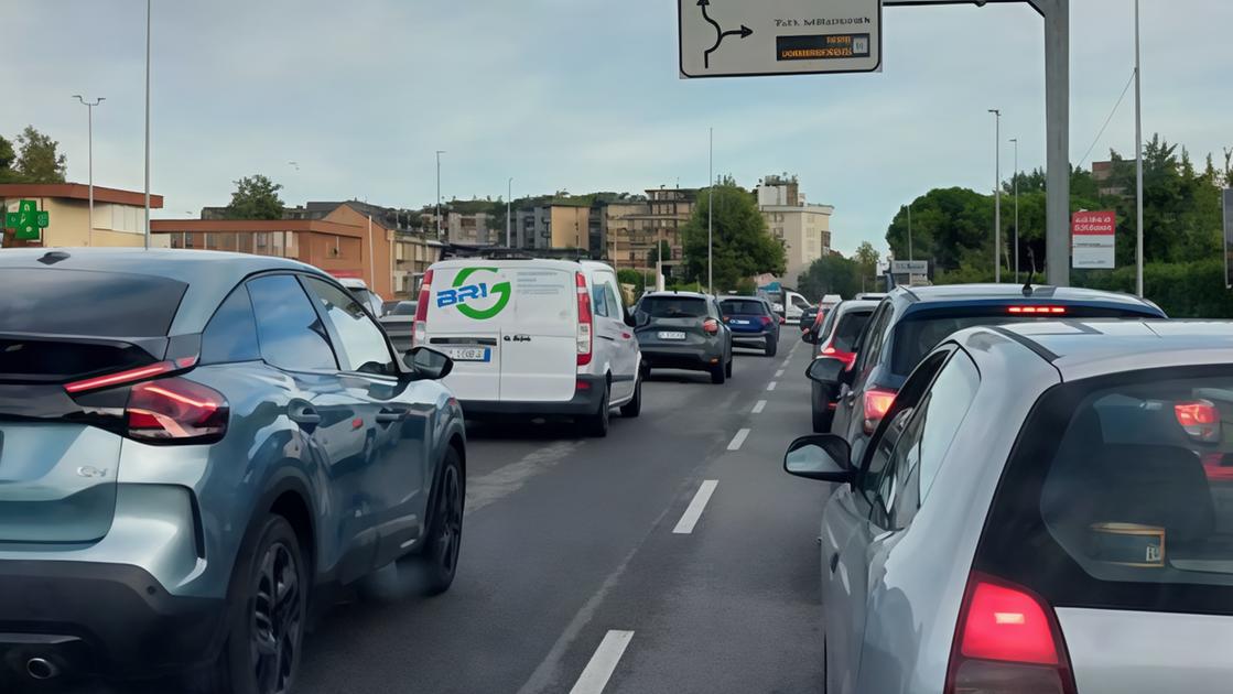 Piove, la città va in tilt