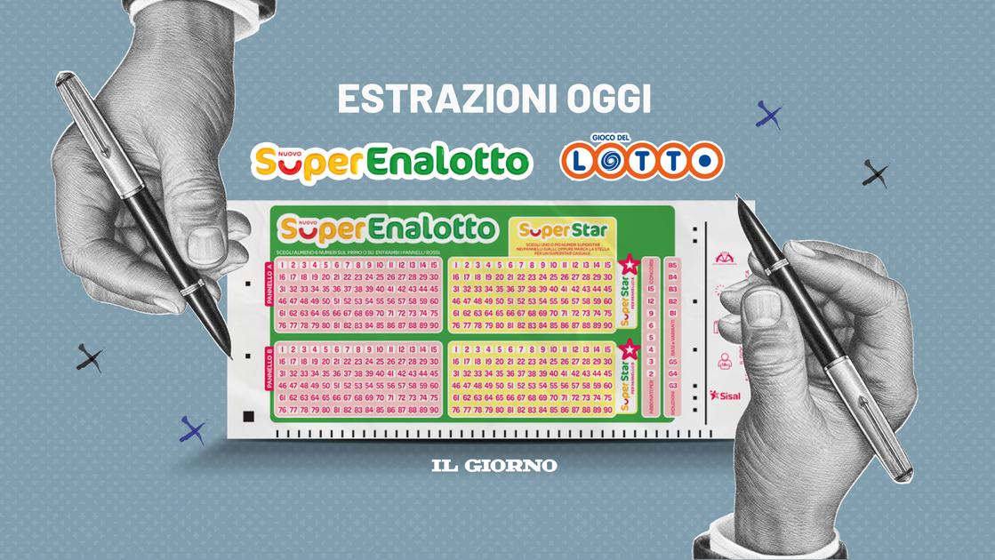 Estrazione Lotto, SuperEnalotto e 10eLotto di oggi martedì 14 gennaio 2025