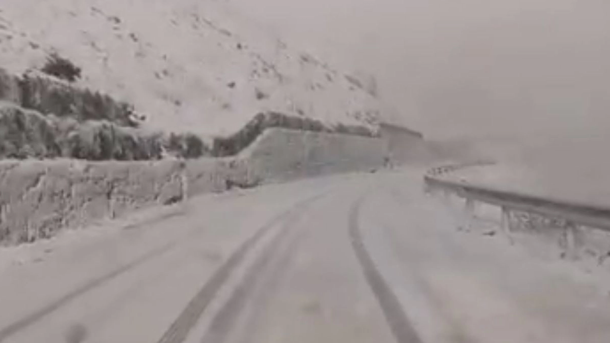 Neve alla Forcola (Frame video archivio)