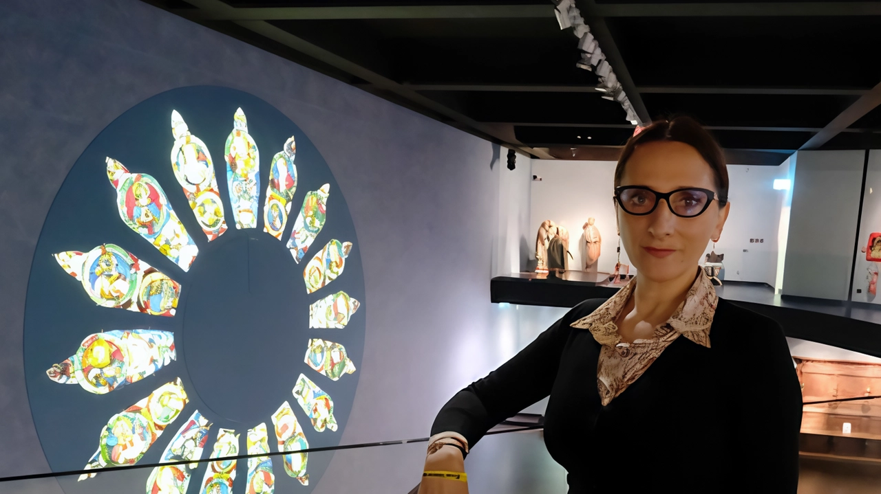 Rita Capurro direttrice del Museo e tesoro del Duomo di Monza dove le visite sono contingentate