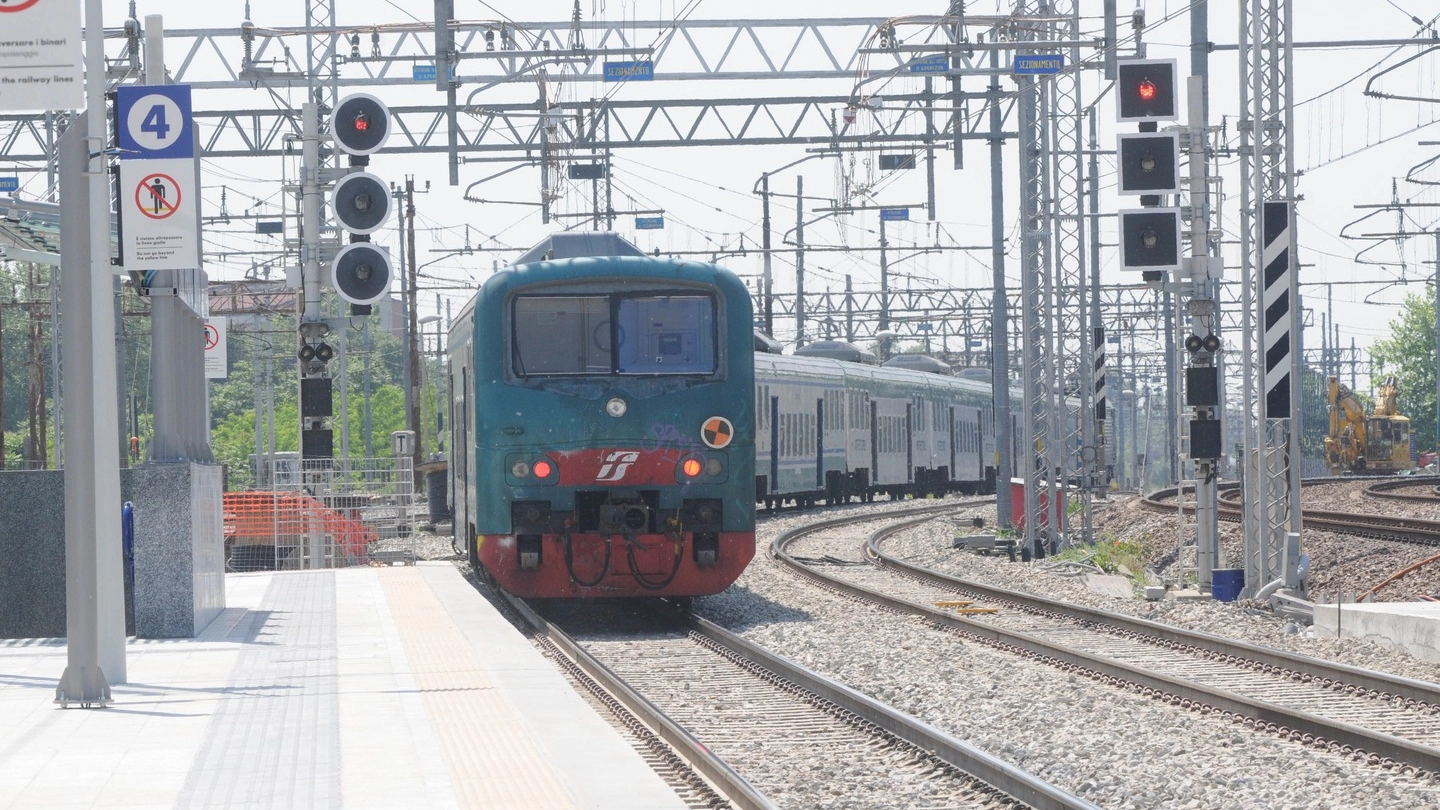 Il treno regionale Milano-Treviglio