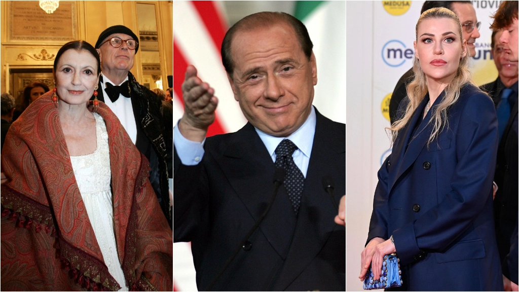 Da sinistra, Carla Fracci, il Cavaliere e Barbara Berlusconi