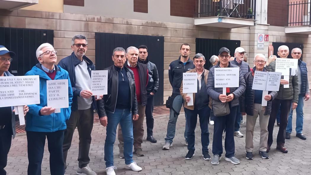 Nei mesi scorsi il condominio di viale Fulvio Testi 176 si è costituito in comitato e ha manifestato contro l’antenna abusiva in cortile e davanti il municipio