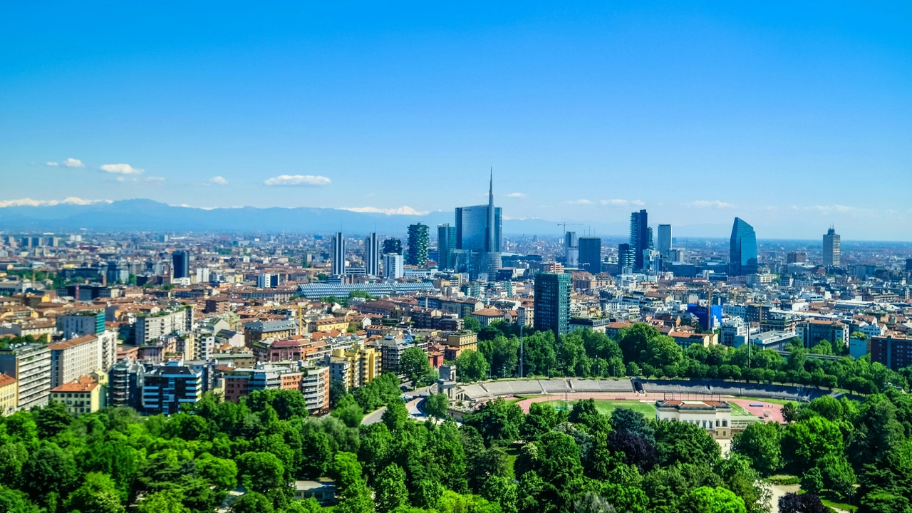 Milano vista dall'alto