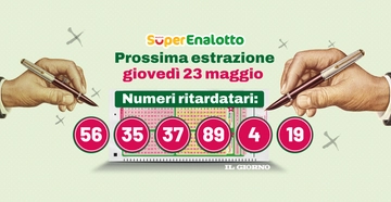 SuperEnalotto, i numeri ritardatari di giovedì 23 maggio: uscirà il 18 Superstar?