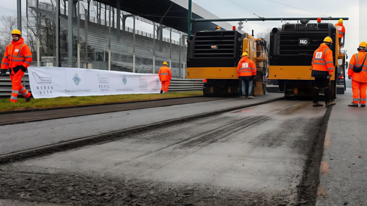 Durante i lavori di riasfaltatura dell’autodromo sono stati salvati pezzi di asfalto dalla ’casella’ della pole e anche da vari punti del circuito