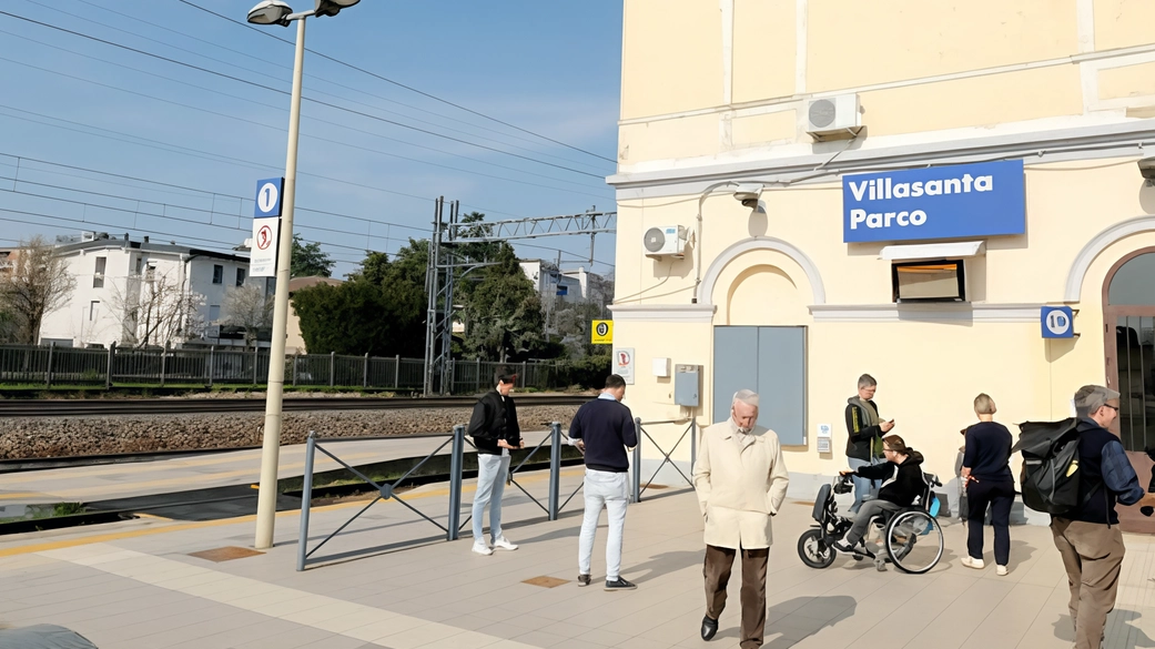 Le banchine della stazione di Villasanta nel mirino dei viaggiatori con disabilità