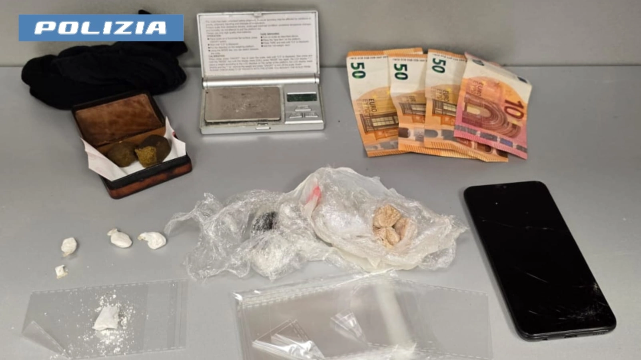 La droga sequestrata al 49enne