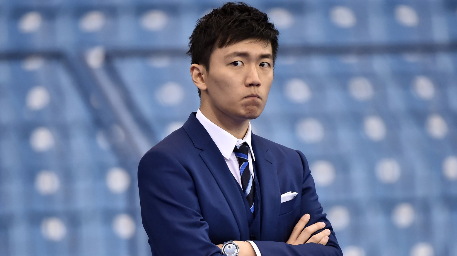Il presidente dell'Inter, Steven Zhang