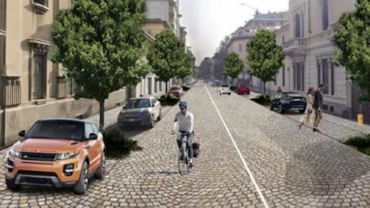 Il rendering immagina così il futuro della strada che collega il centro bustocco alla stazione