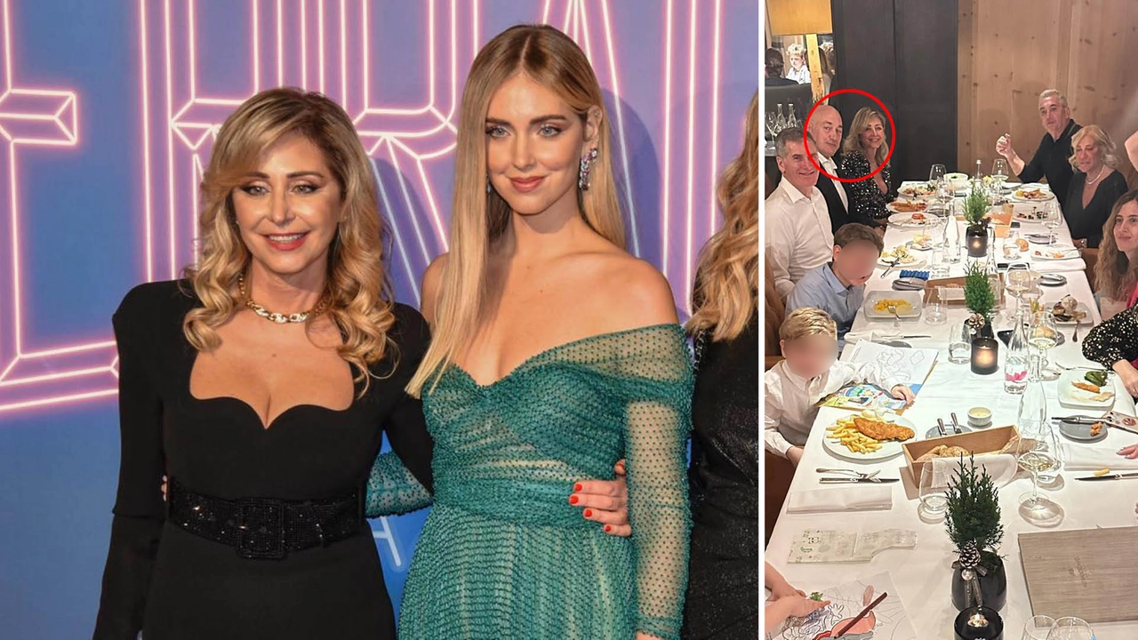 A sinistra Marina Di Guardo insieme alla figlia Chiara Ferragni. A destra nel cerchio rosso una delle poche foto presenti sui social insieme all'ex Frank Kelcz