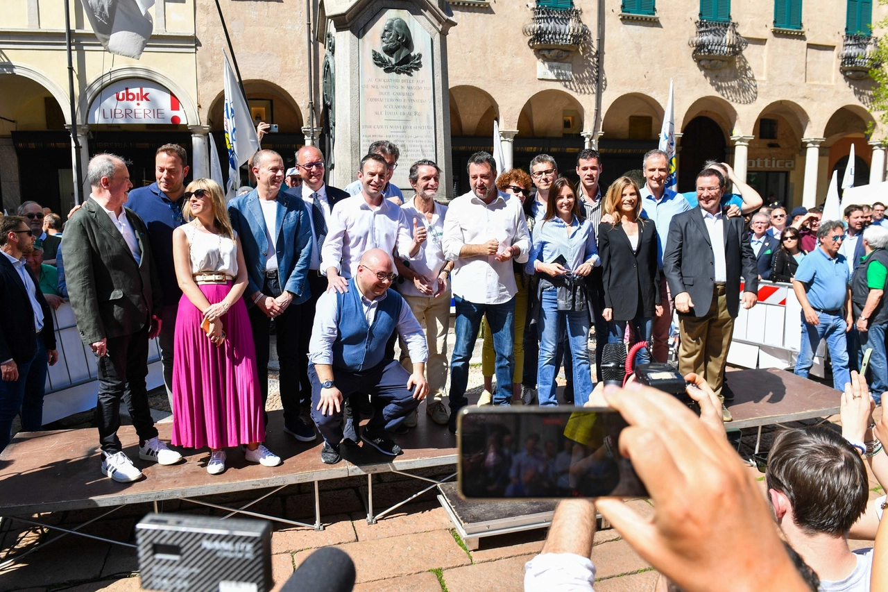 Festa per i 40 anni della Lega a Varese