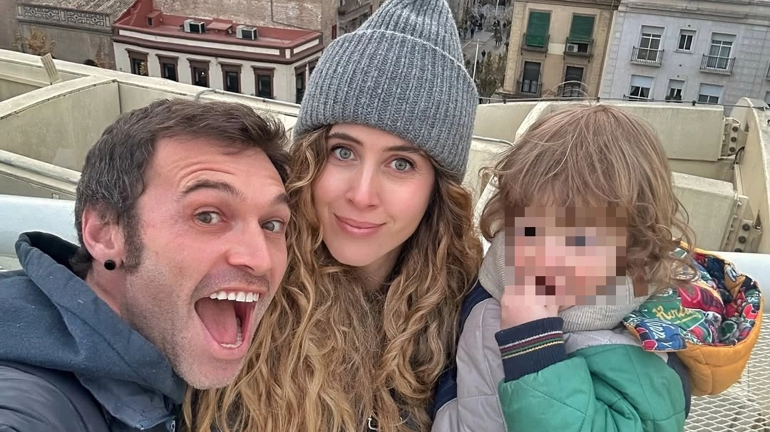 Francesca Ferragni con Riccardo Nicoletti e il piccolo Edoardo (da Instagram)