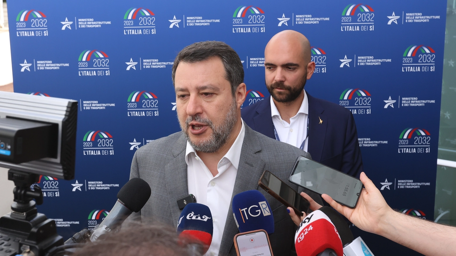 Il ministro delle Infrastrutture Matteo Salvini