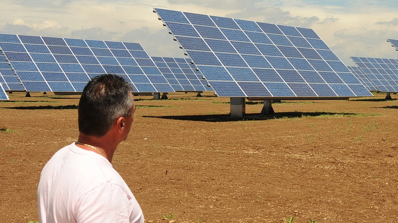 Un impianto fotovoltaico