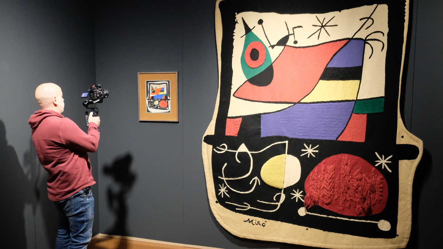 La mostra “Joan Miró - La poesia delle forme“, al Belvedere della Villa Reale