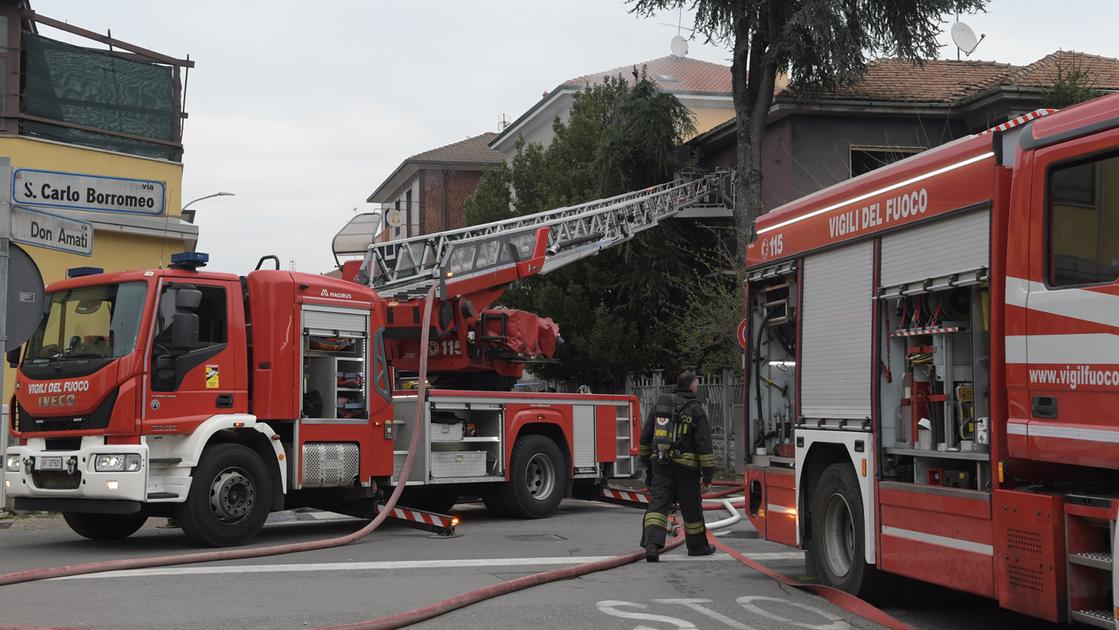 Pioltello, incendio in una villetta: danni ma nessun ferito