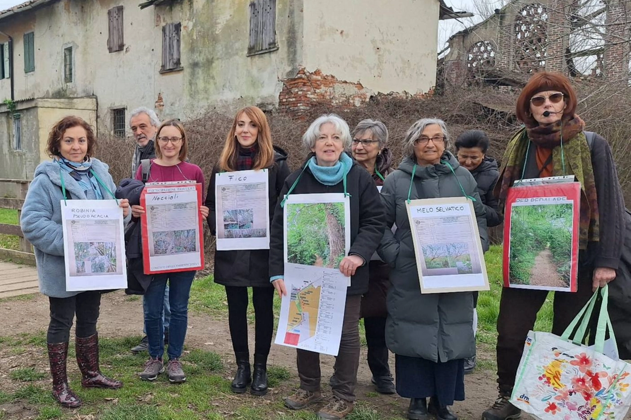 Una delle proteste del comitato andata in scena a febbraio