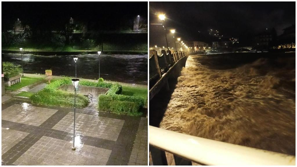 Maltempo In Val Brembana Il Fiume Singrossa Paura A San Pellegrino E