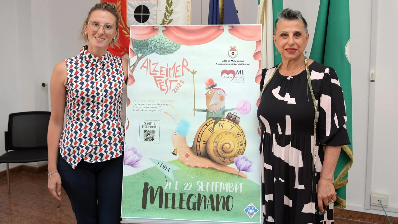 Da sinistra l’assessora Serena Mazza e Caterina Ippolito, presidente dell’Amame: l’associazione è diventata un punto di riferimento per centinaia di persone. La tre giorni melegnanese è una delle 6 tappe nazionali dell’evento