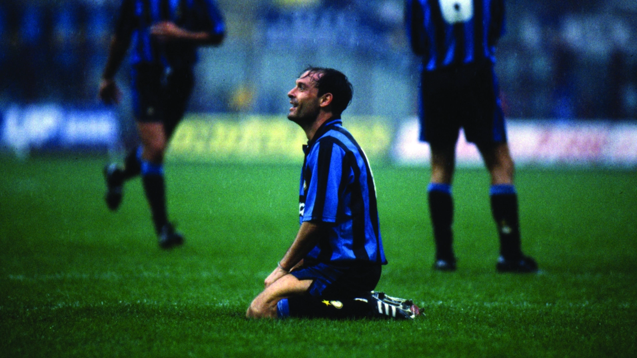 Totò Schillaci in maglia nerazzurra