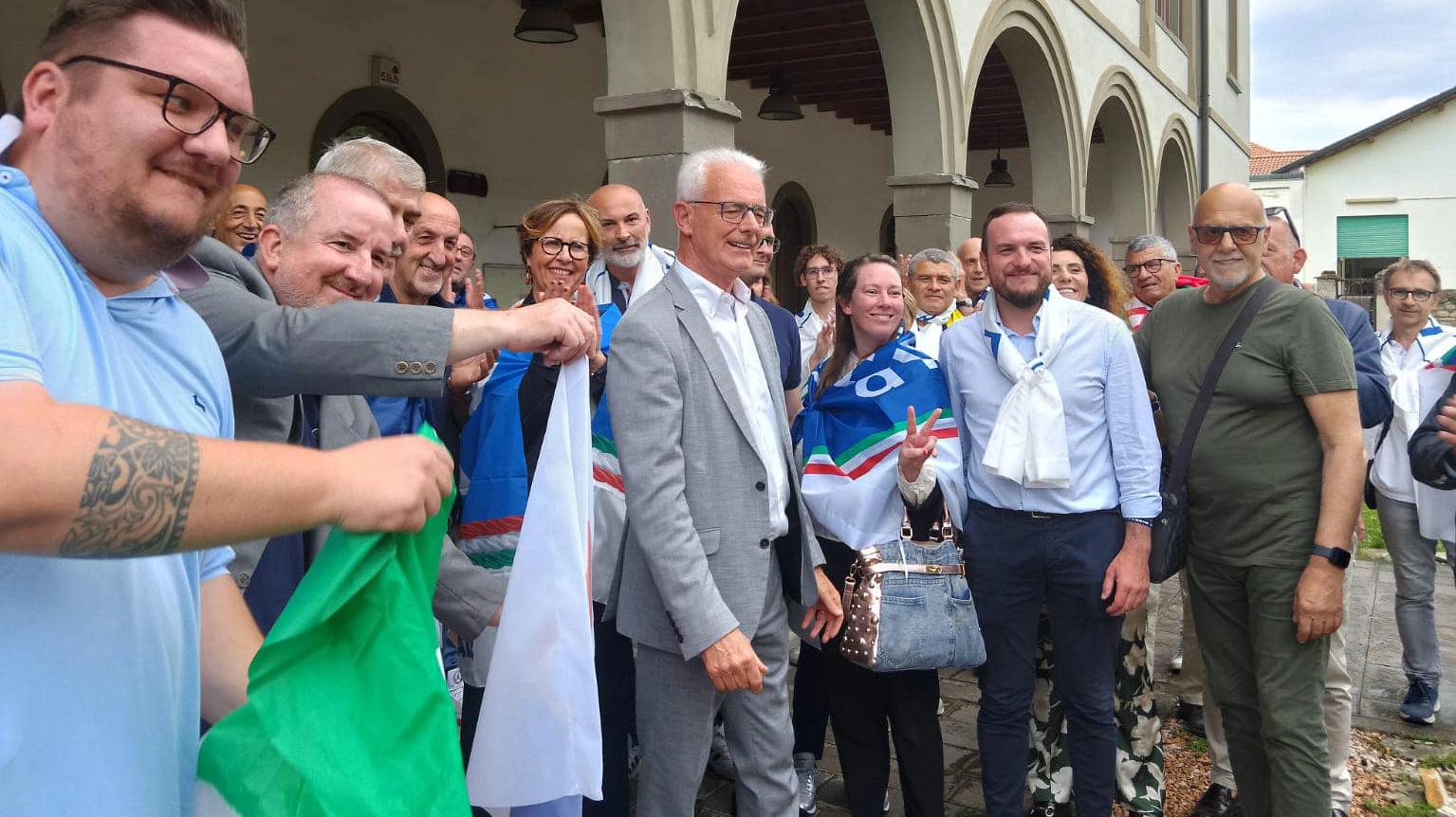 Romano di Lombardia: Gianfranco Gafforelli festeggia la vittoria al ballottaggio