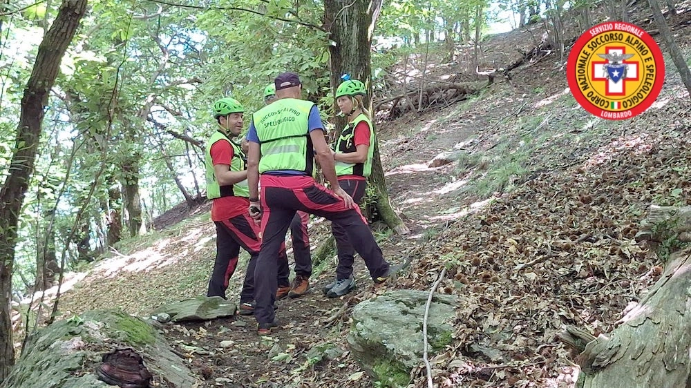 Escursionista disperso sui monti di Livo, i soccors in azione