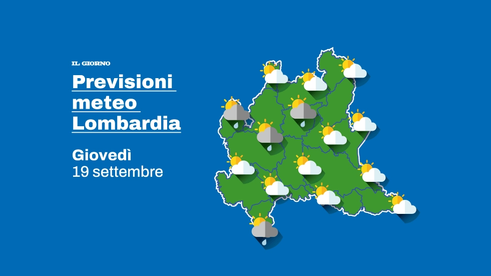 Risparmiata dal ciclone Boris che si sta abbattendo ancora sull'Emilia Romagna, con alluvioni e frane, la Lombardia prosegue la sua settimana all'insegna della variabilità e dell'incertezza