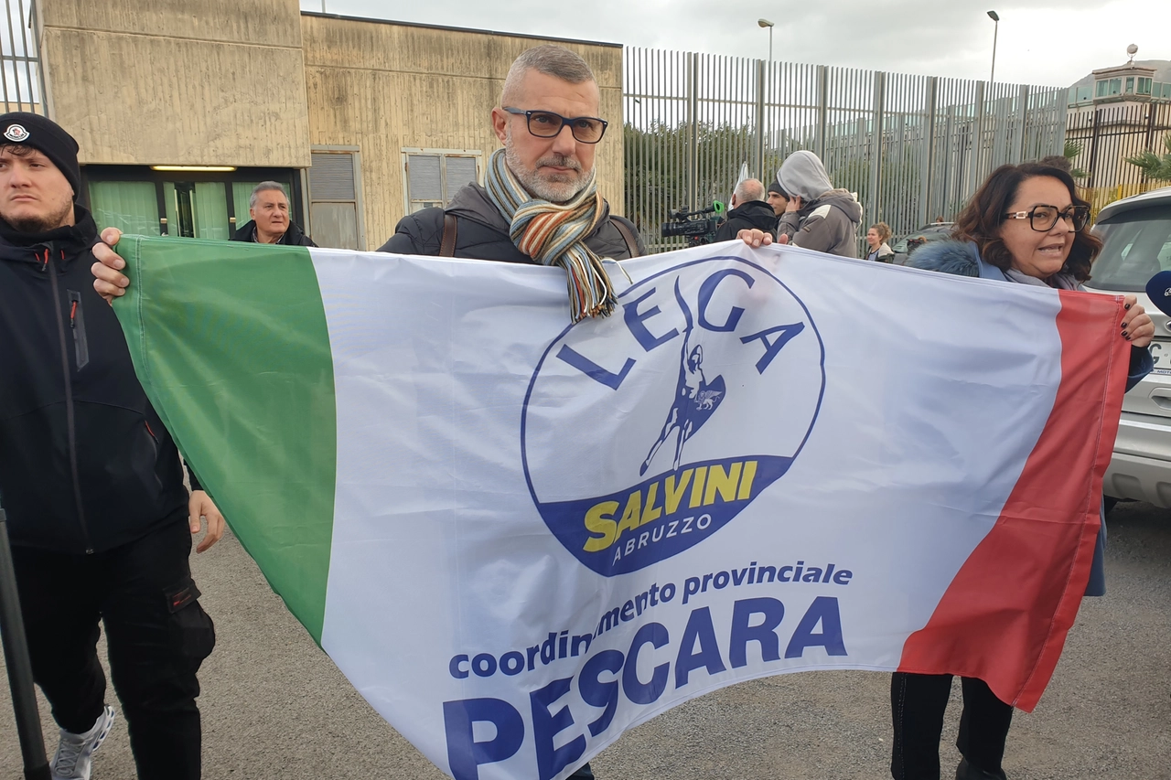 Processo Open Arms: militanti della Lega da Pescara a Palermo per sostenere Salvini (Dire)